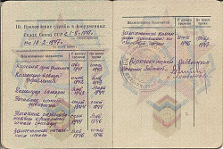Тимохин В.И. Военный билет
